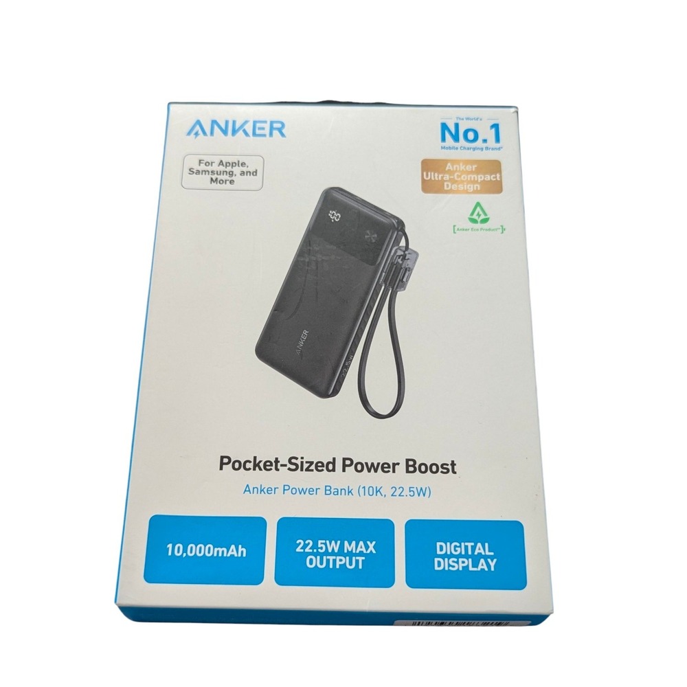 Oo8Uz Anker 10,000 mAh 22.5W Digital Display‎ Pocket-size Power Boost Power Bank